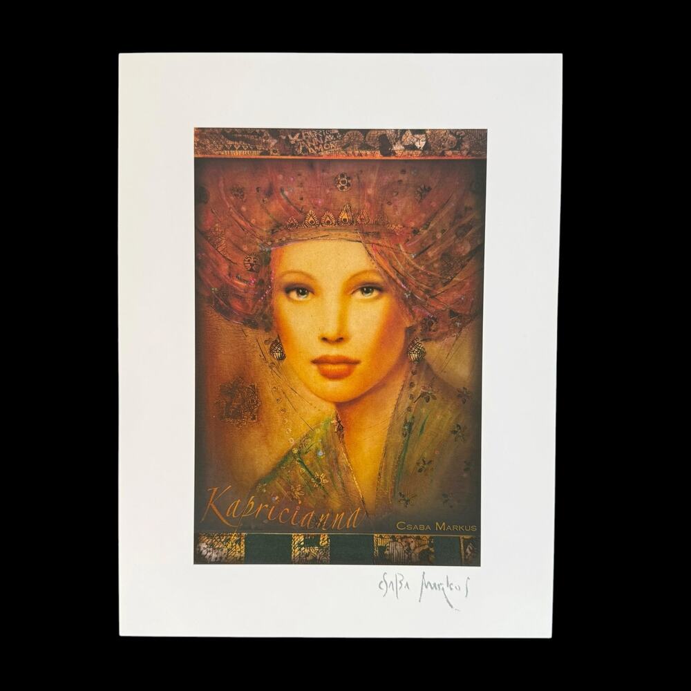 Csaba Markus 12" x 9" New Unframed Art Print Kapricianna Lithograph Park West